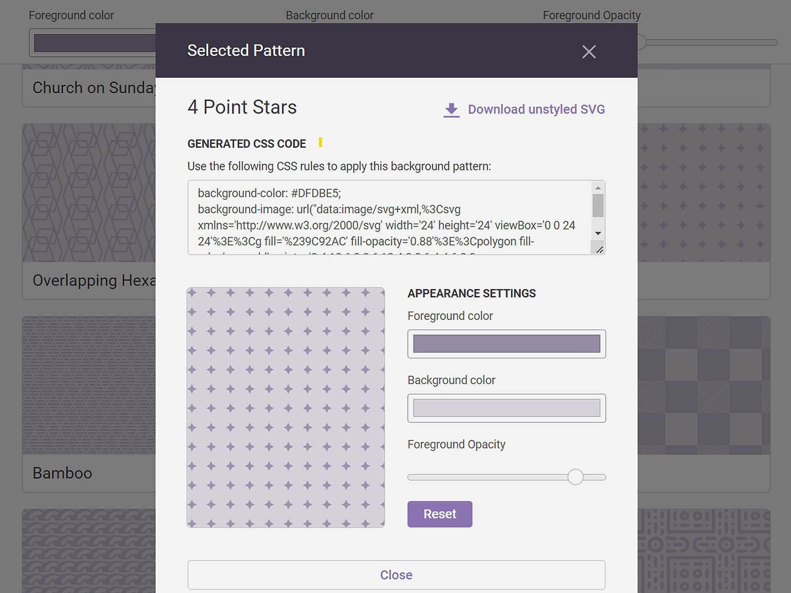 Как сделать паттерн: Hero Patterns